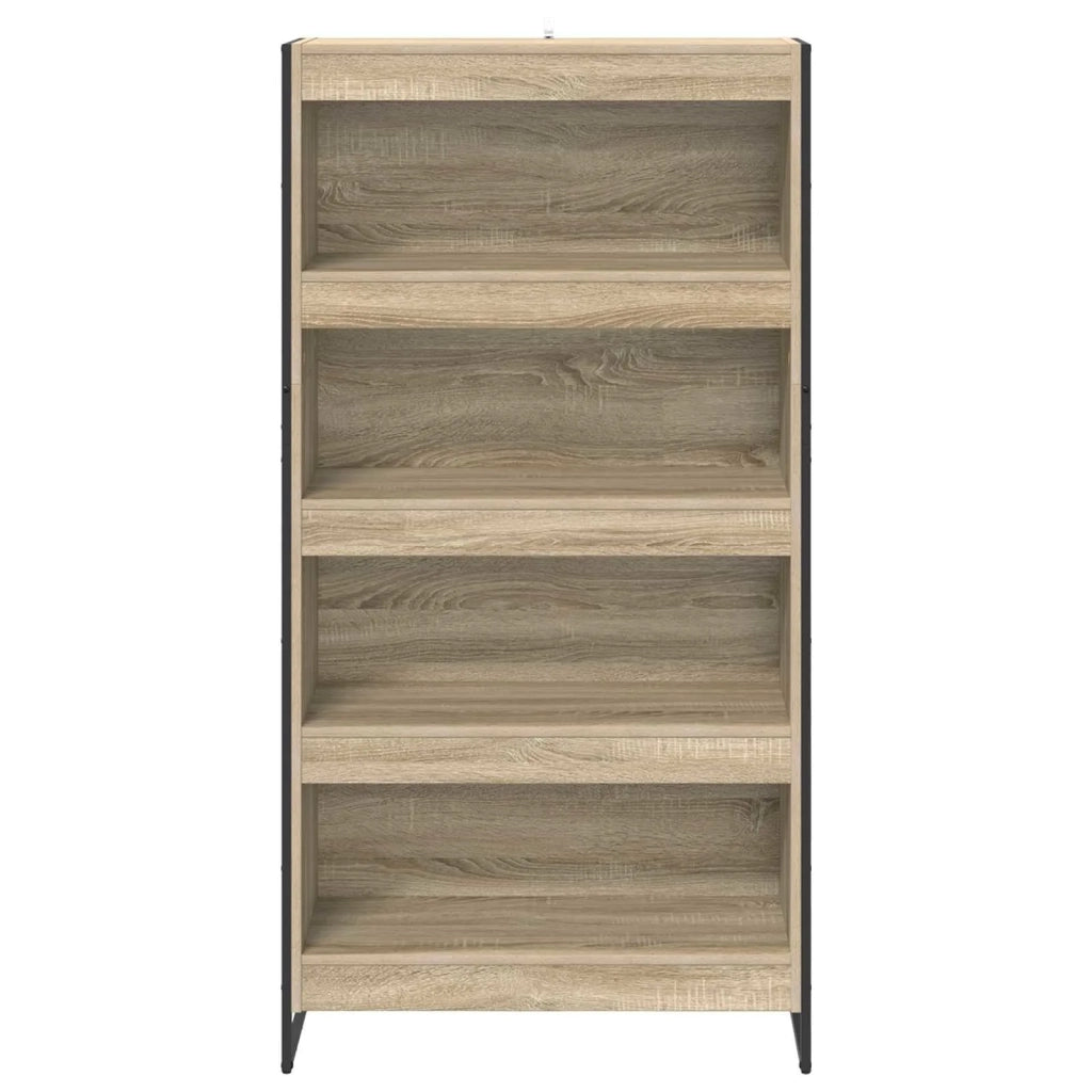 Armadio per Libri 2 pcs Sonoma 80 x 30 x 155 cm