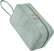 Tas da bagno per donne in corduroy Tas da viaggio per cosmetici per donne in corduroy