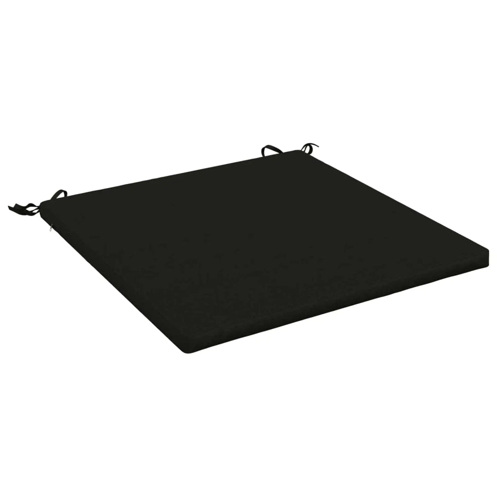 Cuscino per Sedia in Unico Pezzo SOEST 100% Poliestere Nero 944599