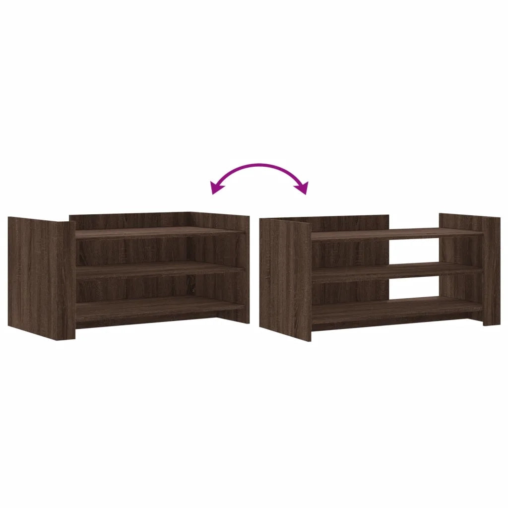 Tavolino Salotto-Tavolino da soggiorno-Tavolo Rovere Marrone 100x50x50 cm Legno Multistrato 427905