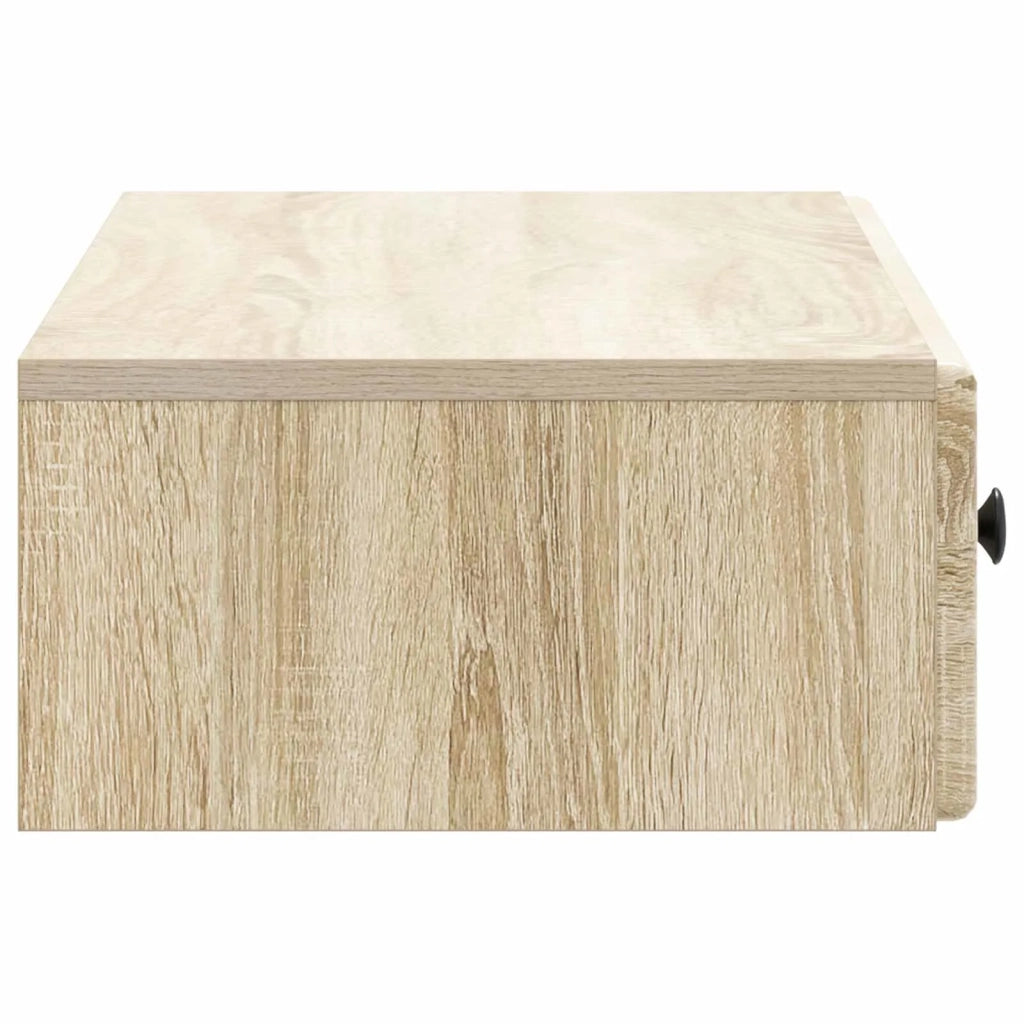 Tavolino da Parete Laterale | Tavolo laterale | Tavolino Rovere Sonoma 87,5 x 34,5 x 17 cm