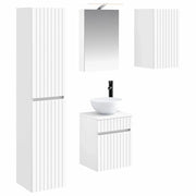 Set di Armadi da Bagno 5 pcs Bianco 40 x 10,5 x 60,5 cm 3407335