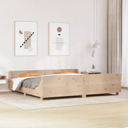 Letto senza Materasso-Struttura Letto 180x200 cm in Legno Massello di Pino 518838