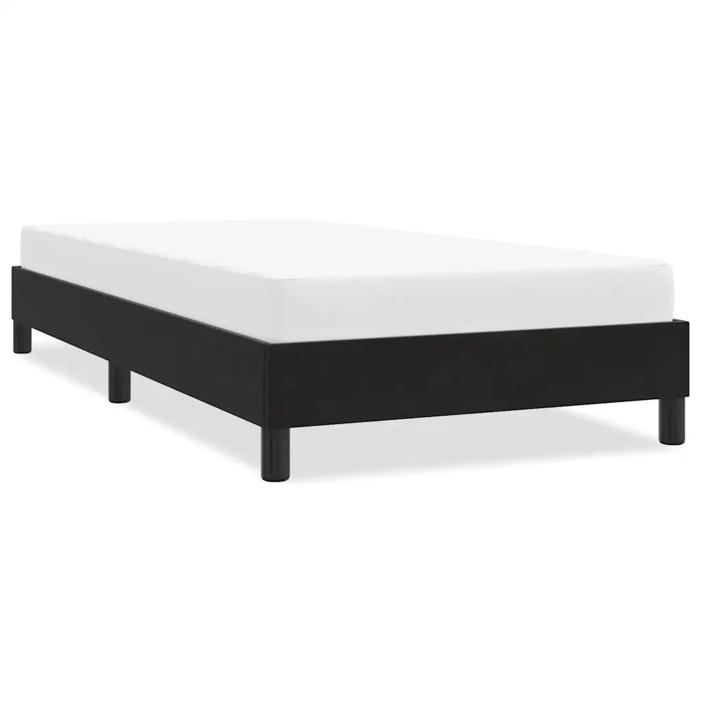 vidaXL Giroletto senza Materasso Nero 90x220 cm in Velluto