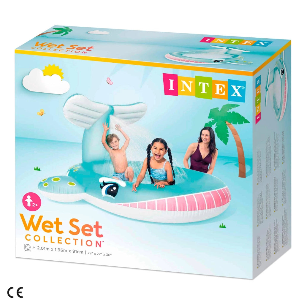Piscina Gonfiabile Intex Balena 201 x 196 x 91 cm