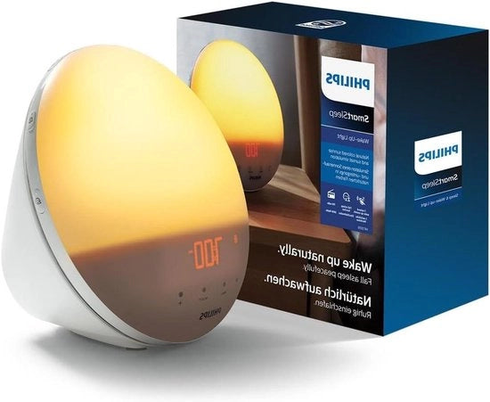 Simulazione di alba colorata con 20 livelli di luminosità e 7 suoni naturali (modello HF3531/01)