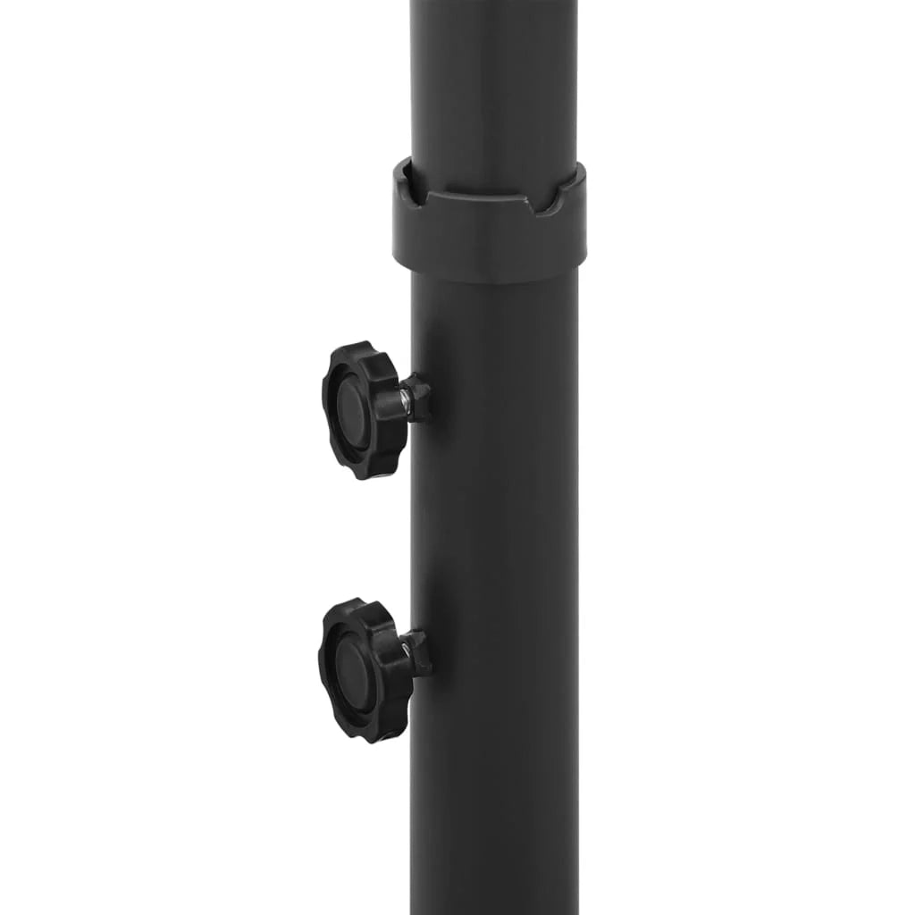 Ombrellone doppio con palo in acciaio nero 600 x 300 cm 02_0008428
