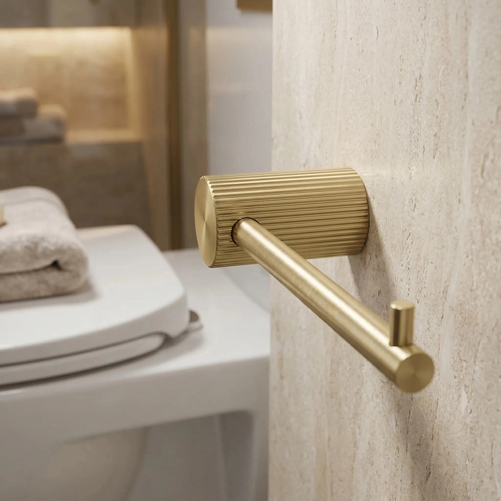 Porta Carta Igienica 64105 Solo Brush Gold