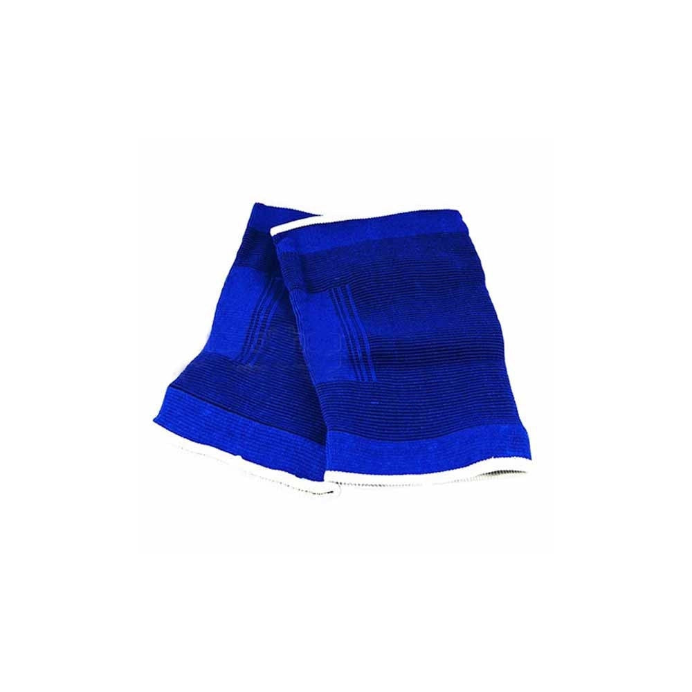 Trade Shop - Coppia Ginocchiere Fascia Elastica Anallergica Lavabile Fitness Sport Palestra -