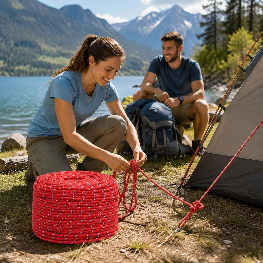 Boat Rope Red 10 Mm 25 M Polypropylene