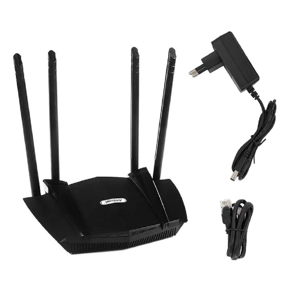 Trade Shop - Router Wireless Ac1200 Wifi 2.4ghz+5ghz Full Gigabit Dual Band Wps Casa Q-wx1600 -