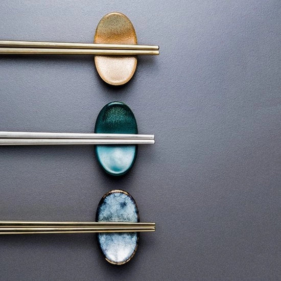 Decorazioni per porcellana grigie - 12 pezzi di servizio ceramica contenitore Hui Feng - vernice per ristoranti - borsette per utensili cinesi giapponesi stufe