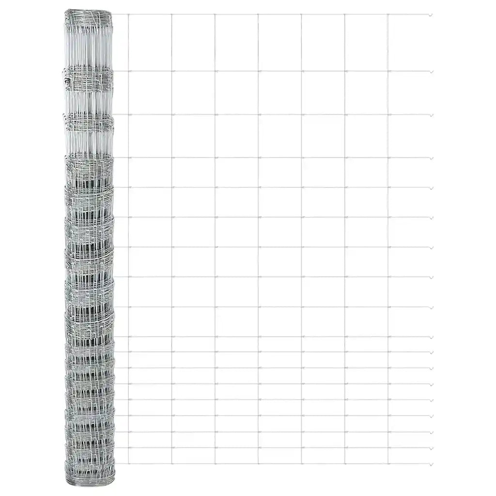 Palo della recinzione Zincato 25 x 1,5 m Acciaio
