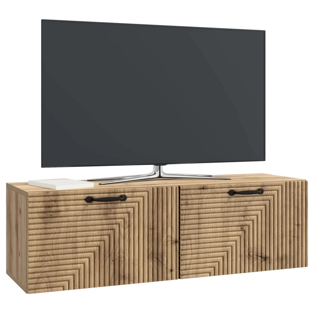 Mobile Porta TV da Muro Rovere Artigianale 98 x 31 x 30 cm