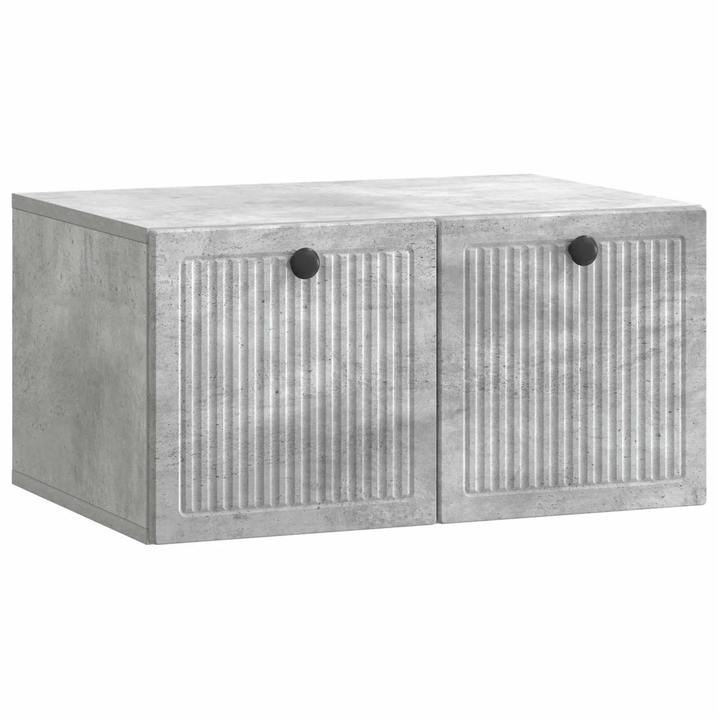 Mobile Porta TV da Muro Grigio Cemento 59,5 x 41 x 30 cm