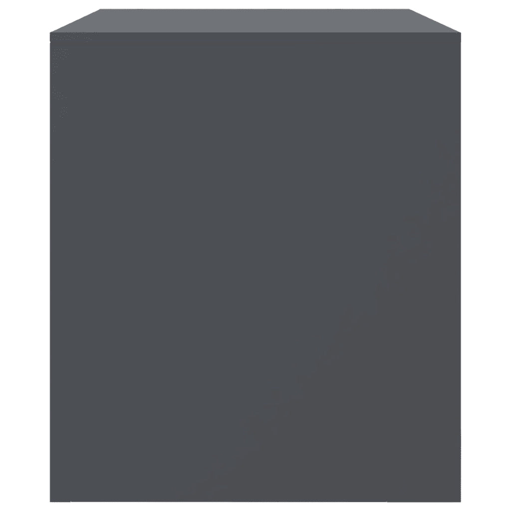 Mobili TV 2 pz Antracite 67x39x44 cm in Acciaio