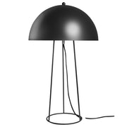 Lampada da tavolo Base e paralume in ferro nero Due lampadine Design minimalista Soggiorno