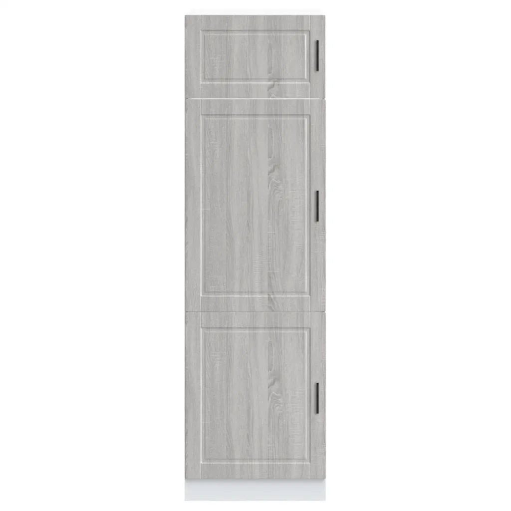 Armadio da Cucina Porto Grigio Sonoma in Legno Multistrato 854113