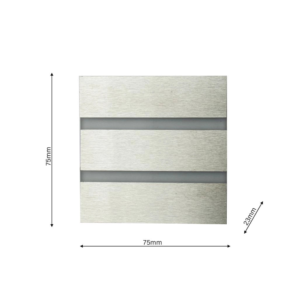 Faretto da incasso quadrato LED 0,6W 6500K Eko-Light