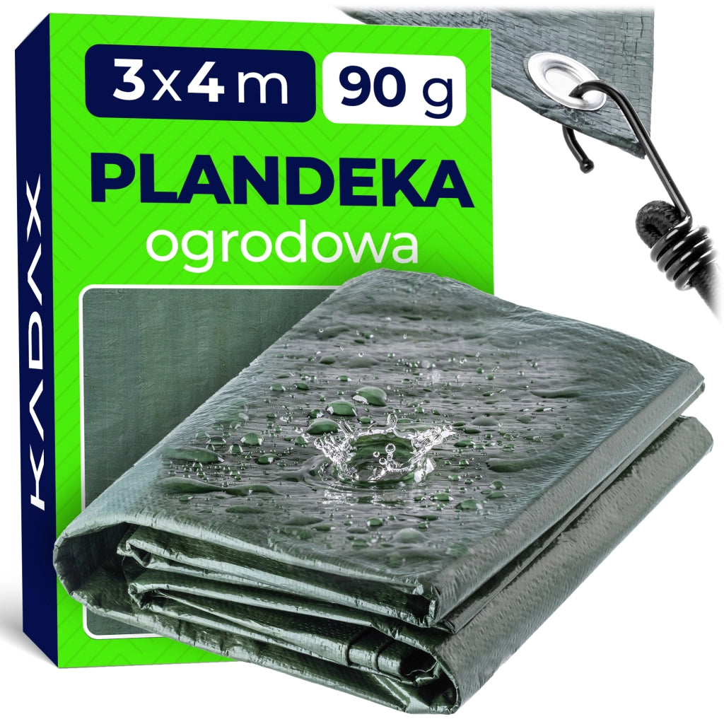 Telone KADAX spesso, antigelo, impermeabile, rinforzato, 4x3 m, 90 g, resistente.