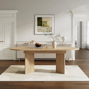 Tavolo allungabile - Xylo - 120-160x80cm angoli arrotondati rovere