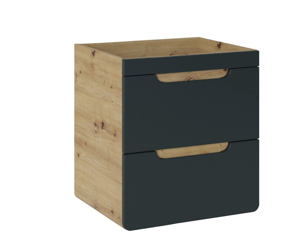 Mobile sottolavabo 50 cm 2 cassetti Aruba Cosmos 50 x 59 x 40 cm