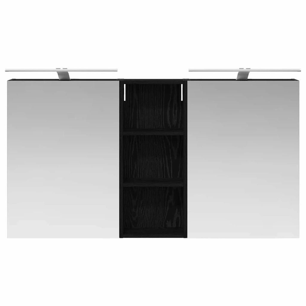 Set di Armadi da Bagno con lo scaffale 3 pcs 130 x 14,5 x 70 cm