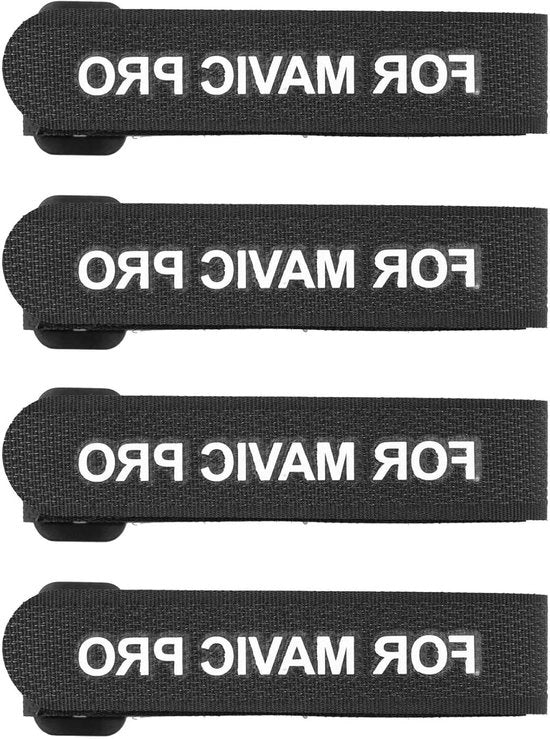 Propulsore a elica - 4 pezzi Nastro a elica Banda - Protezione e stabilizzazione elica - Accessori Drone Mavic Air 2/Air 2S/Pro - Nero.