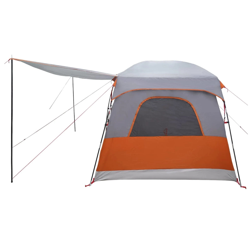 Tenda Familiare con tetto Grigio e arancione 320 x 210 x 180 cm 42028491
