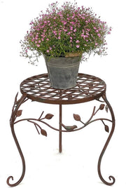 Vaso di Fiori in Metallo Decorativo Standard Mocha 30 cm Moderno