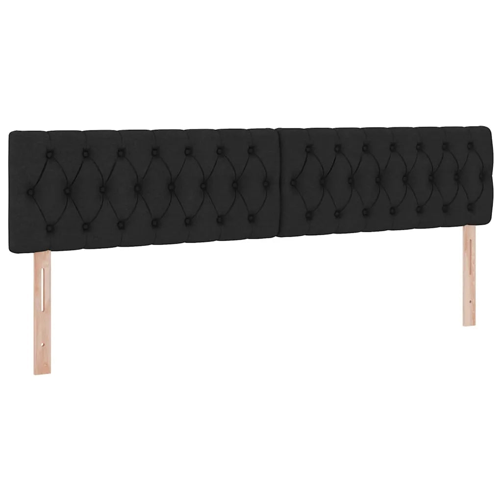 Letto con contenitore e materasso Nero 200 x 200 cm 3370595