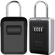 Safello con codice a 4 cifre, cassaforte con maniglia e catena, grande cassaforte per esterno, interno, auto, garage, ufficio domestico, chiavi e tessere di accesso