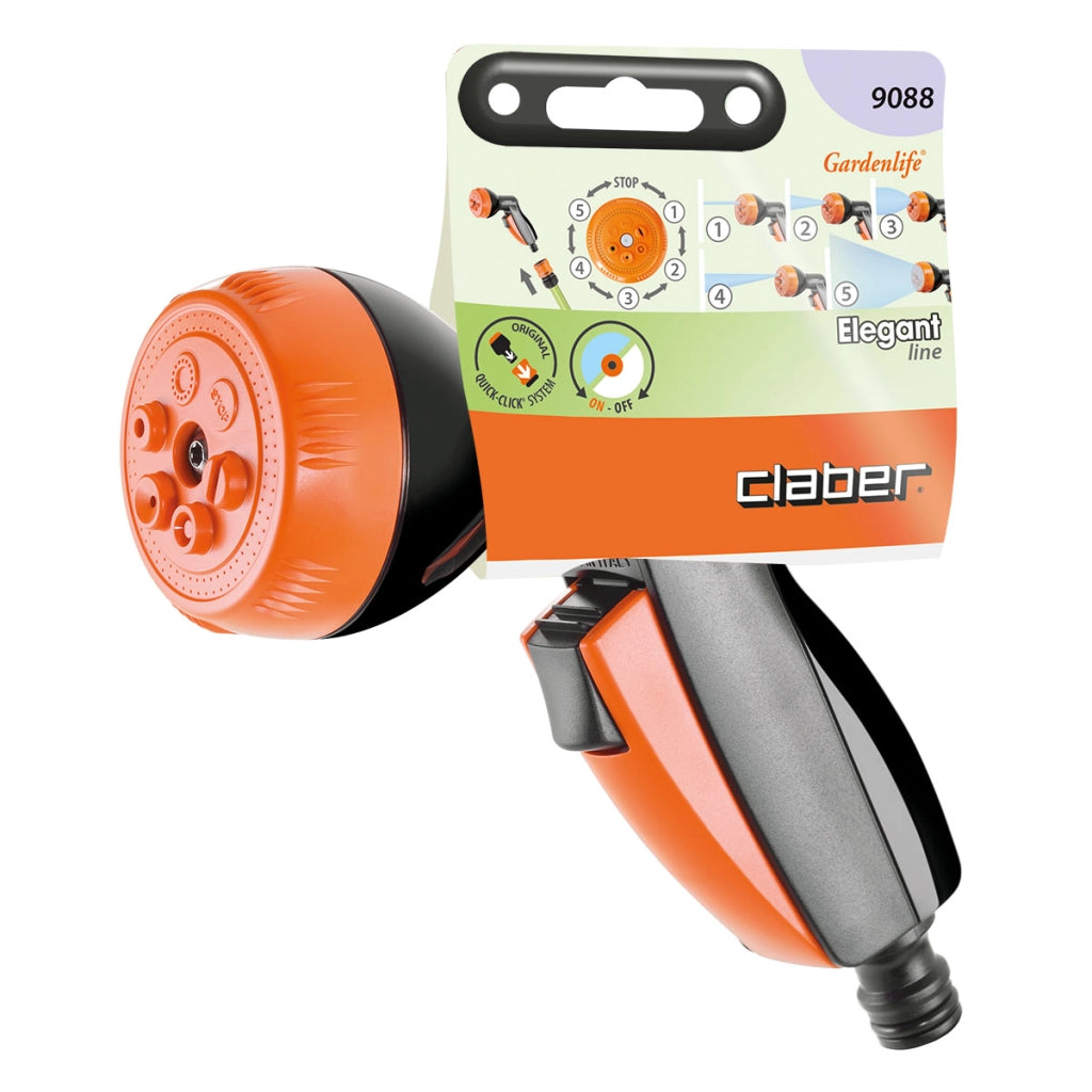 IDROPISTOLA A LANCIA ELEGANT MULTIFUNZIONE IN BLISTER 9088 - 1 blister CLABER