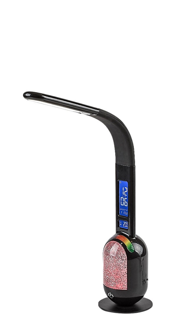 Lampada da tavolo LED RGB ricaricabile nera Figen 5W