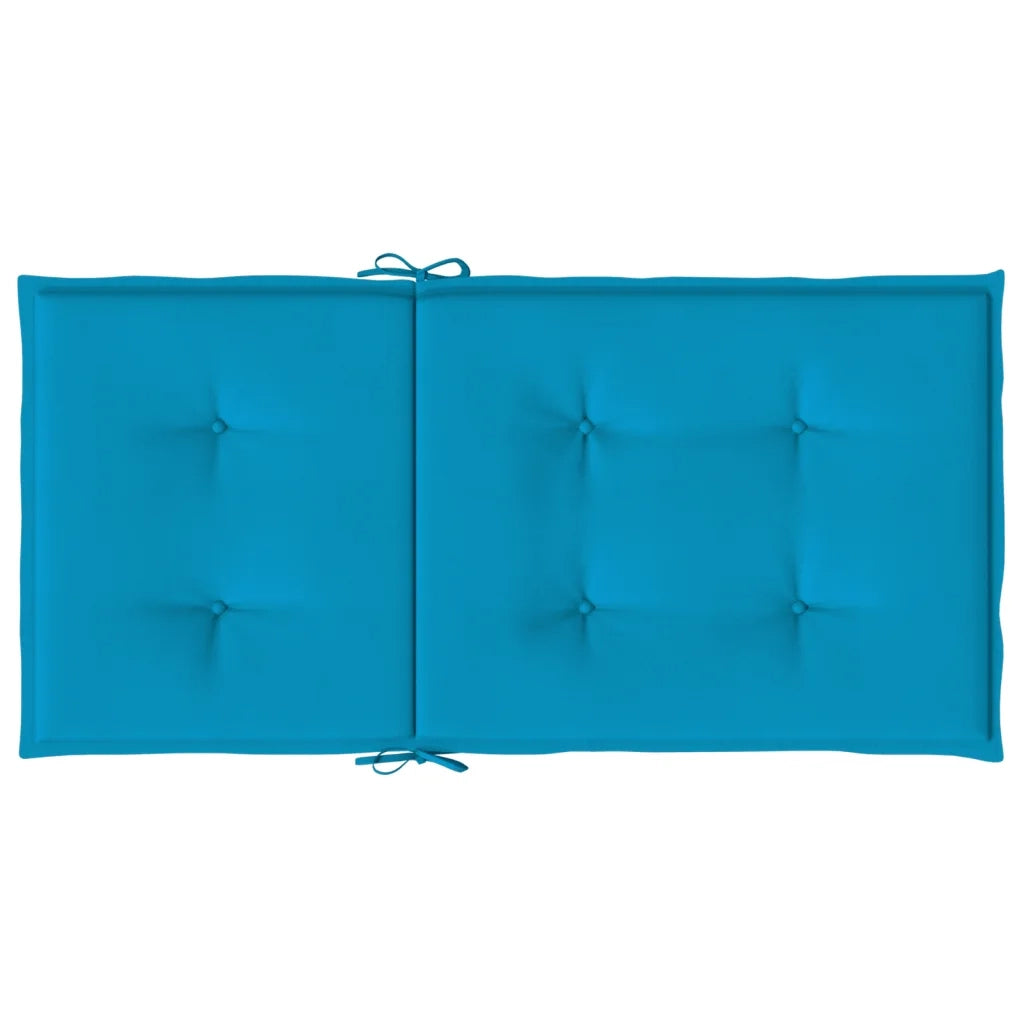 Cuscini per Sedia 6 pz Blu 100x50x3 cm in Tessuto Oxford 314135
