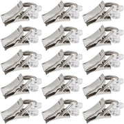 Ferrature per tende 130 pezzi - Tende per doccia - Tende per porte - Tende per camper - In acciaio inossidabile/PVC
