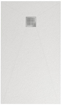 Piatto Doccia 80x100 cm in Pietra Fosterberg Silene Bianco