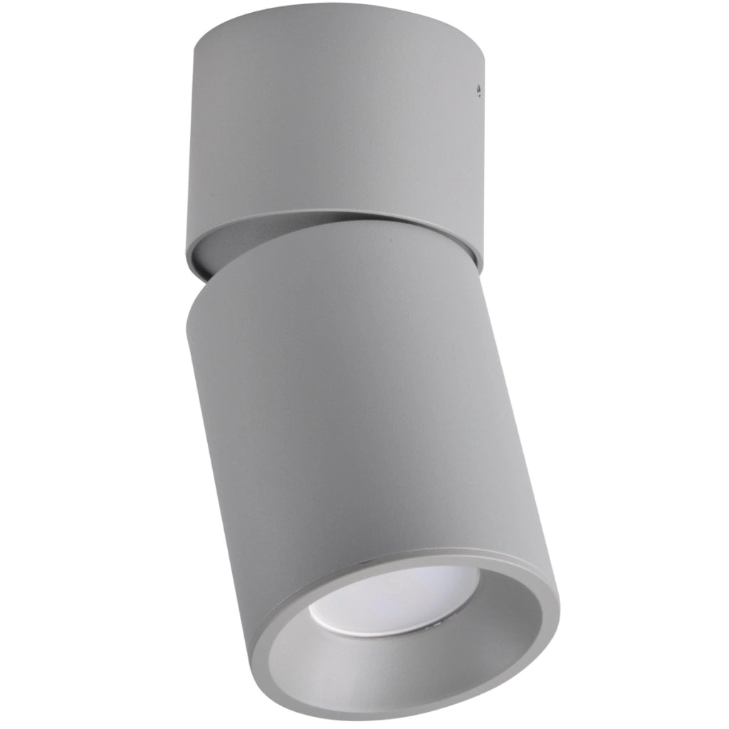 Faretto da soffitto orientabile GU10 grigio Nixa Polux
