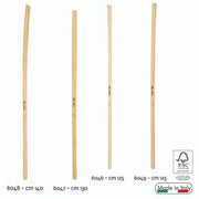 Manico per zappe Verdemax in faggio con diametro di 27 mm e lunghezza di 125 cm