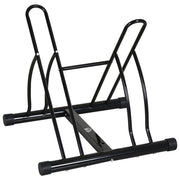 Portabiciclette da Terra per 2 Bici ¨C Zephmum ¨C Acciaio Nero 60x54x57cm
