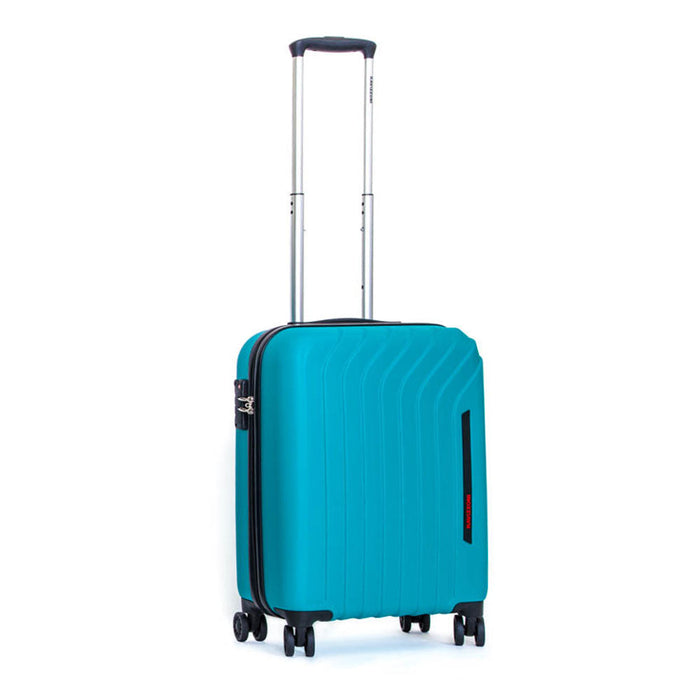 Trolley Valigia Rigido Bagaglio a Mano in ABS 4 TSA Ruote Ravizzoni Cielo Turchese