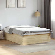 Giroletto-Struttura Letto Rovere Sonoma 150x200 cm in Legno Multistrato 748877