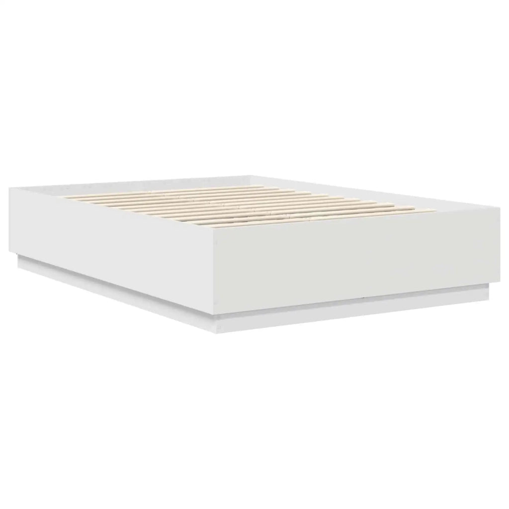 Struttura del letto Bianco 150 x 200 cm Legno multistrato
