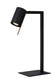 Lampada da scrivania Lucide Lesley nera GU10 35W in metallo