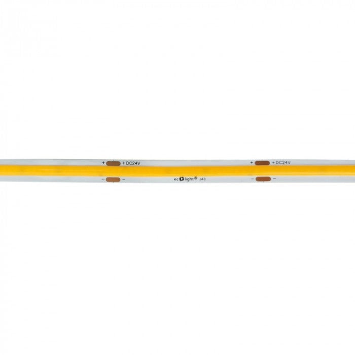 Striscia LED COB 480LED/m 24V 9W/m 6000K IP20 50m Ecolight