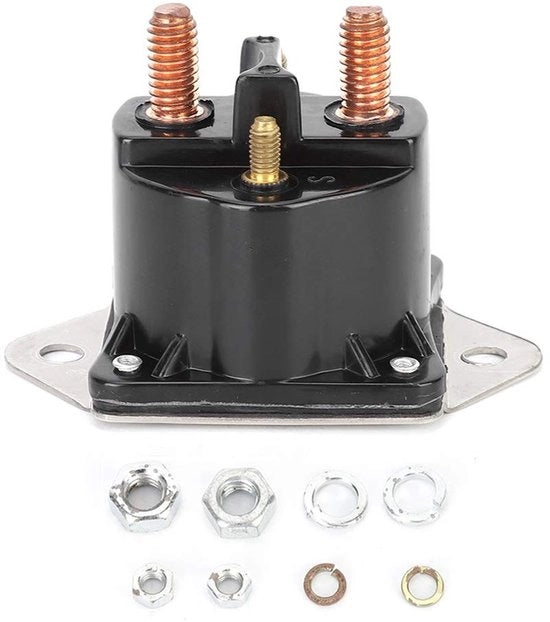 Relais Magnetico 12 Volt - Alta Capacità di Carico - 4 Connettori - Alto Livello di Resistenza all'Ossidazione - Prestazioni Migliorate - Compatibile con Diversi Tipi - Solenoide