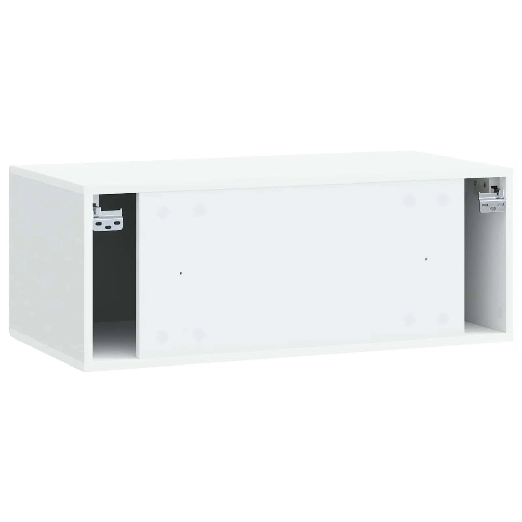 Mobile Porta TV da Muro Bianco 78,5 x 41 x 30 cm 898175
