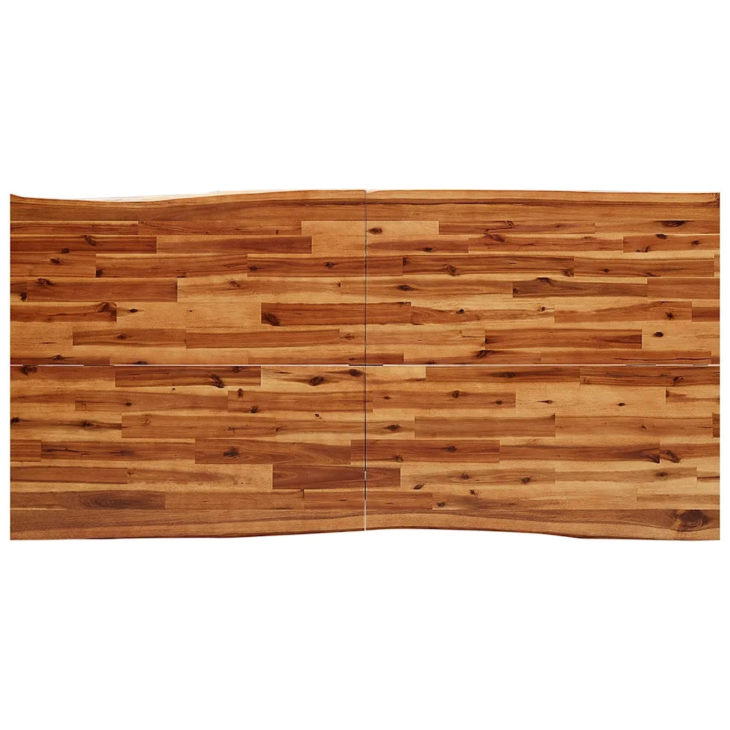 Set da Pranzo 3 pz con Bordi Vivi in Legno Massello di Acacia 3157527