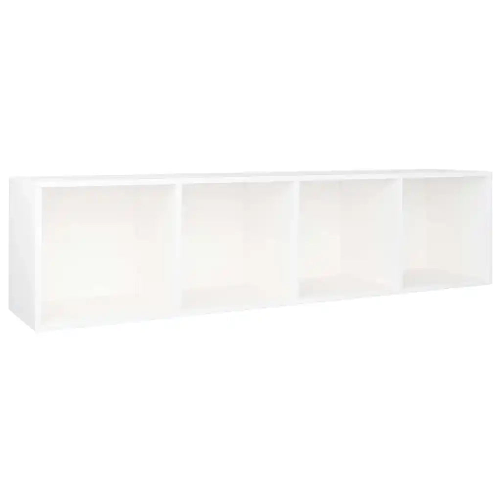 Libreria / Mobile TV Bianco 36x30x143 cm in Legno Multistrato 800144