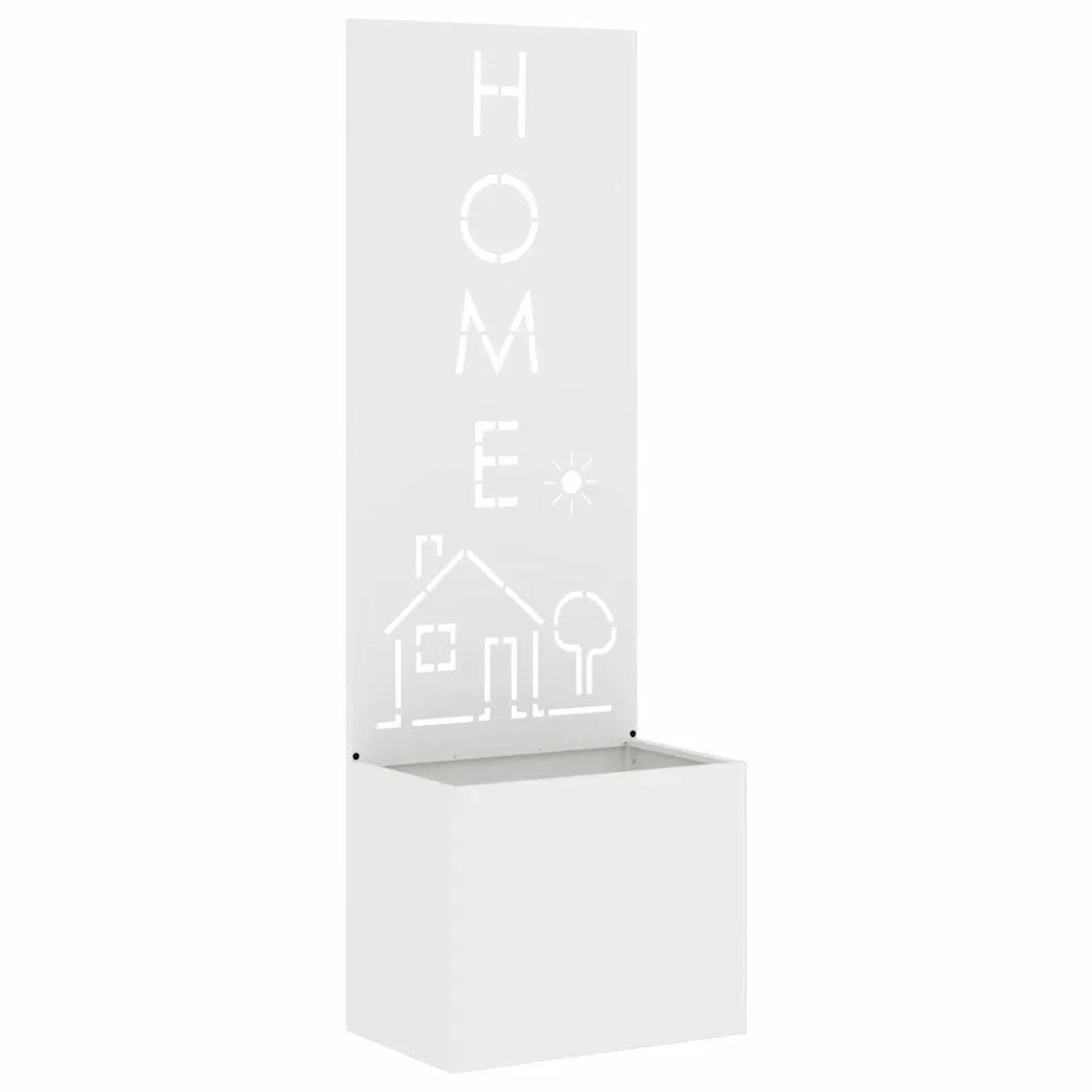 Schermo per privacy in giardino Traforo Bianco 50 x 150 cm CFW8282304